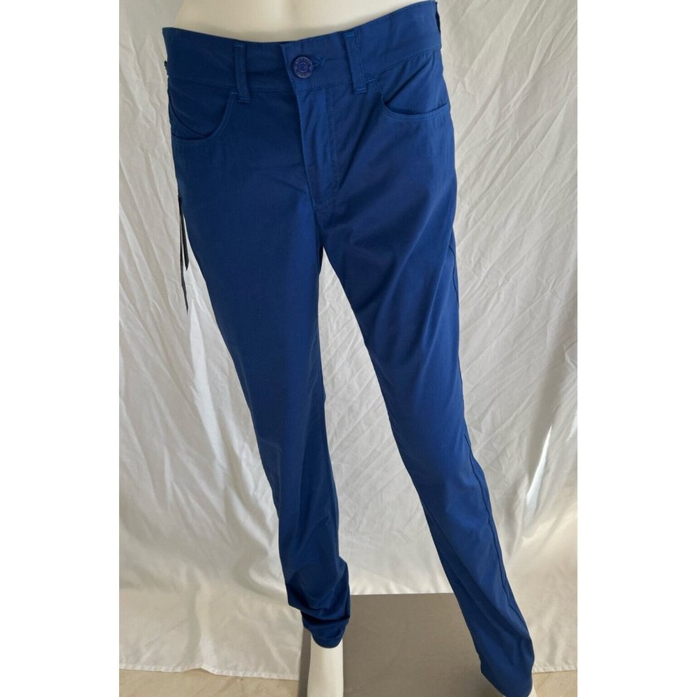 NWT Authentic Armani Jeans AJ Women's Pants Straight Leg Casual Blue Size  27